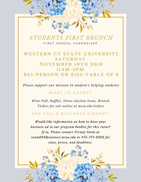 Student's First Fundraiser